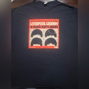 Fruit of the Loom Black Liverpool Legends Tee